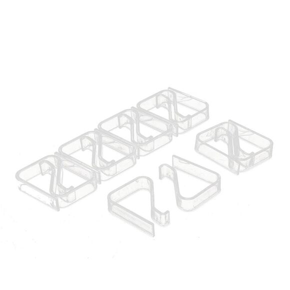 Plastic Tablecloth Cover Clip Clamp Holder 2-3.5cm Thickness 12pcs - Picture 1 of 3